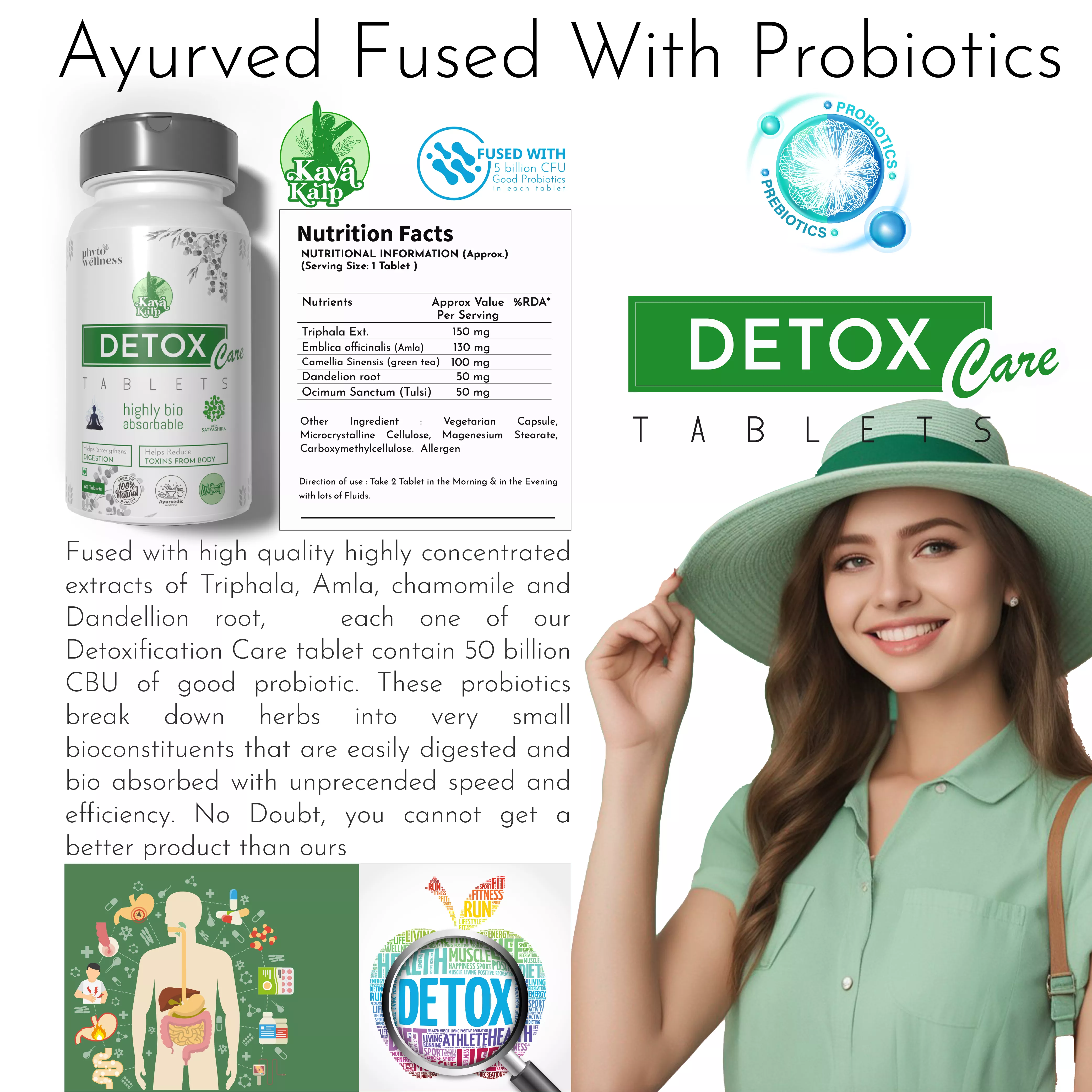 Probiotic Detoxification Care 60 Tablets